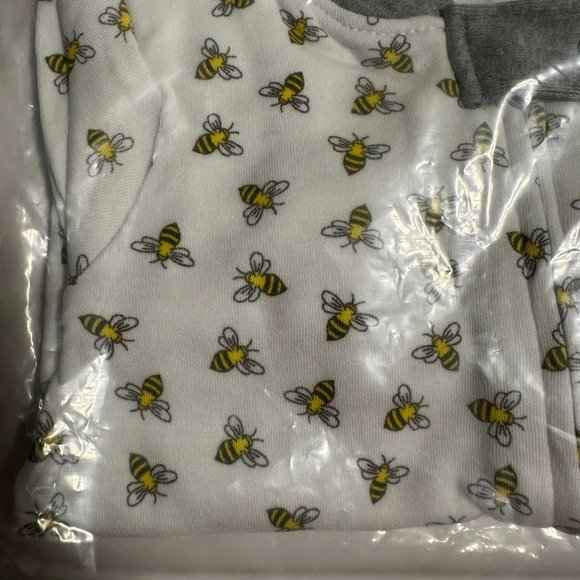 0-3M Burt's Bees Loose Fit Sleep & Play Footie Pajamas | 100% Organic Cotton - Picture 4 of 4